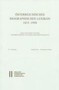 Oebl-Redaktion |  Österreichisches Biographisches Lexikon 1815-1950 / Österreichisches Biographisches Lexikon 1815-1950 Lieferung 67 | Buch |  Sack Fachmedien