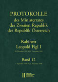 Enderle-Burcell / Jerabek / Mueller |  Protokolle des Ministerrates der Zweiten Republik, Kabinett Leopold Figl I | Buch |  Sack Fachmedien