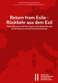 Zacharasiewicz / Prisching |  Return from Exile - Rückkehr aus dem Exil | Buch |  Sack Fachmedien