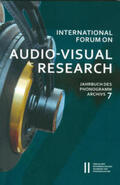 Kowar |  International Forum on Audio-Visual Research Jahrbuch des Phonogrammarchivs 7 | Buch |  Sack Fachmedien