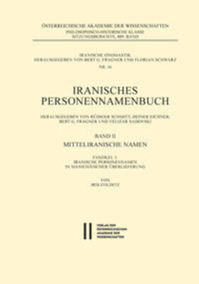 Colditz |  Iranisches Personennamenbuch / Iranische Personennamen in Manichäischer Überlieferung | Buch |  Sack Fachmedien