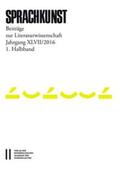 Rössner / Höller / Michaeel |  Sprachkunst. Beiträge zur Literaturwissenschaft / Sprachkunst Jahrgang XLVII/2016 1.Halbband | Buch |  Sack Fachmedien