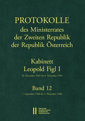 Enderle-Burcell / Mueller / Jerabek | Protokolle des Ministerrates der Zweiten Republik, Kabinett Leopold Figl I | E-Book | sack.de