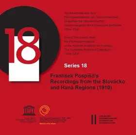 Lechleitner / Liebl |  František Pospišil`s Recordings from The Slovácko and Haná Regions (1910) | Sonstiges |  Sack Fachmedien