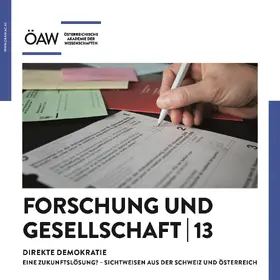 Österreichische Akademie der Wissenschaften |  Forschung und Gesellschaft 13 | Buch |  Sack Fachmedien