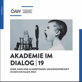 Pöschl / Österreichische Akademie der Wissenschaften |  Akademie im Dialog 19 | Buch |  Sack Fachmedien