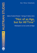 Coelsch-Foisner / Szönyi |  Not of an Age, but for All Time | Buch |  Sack Fachmedien