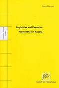 Gamper |  Legislative and Executive Governance in Austria | Buch |  Sack Fachmedien