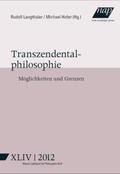 Hofer / Langthaler |  Transzendentalphilosophie | Buch |  Sack Fachmedien