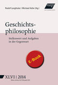 Langthaler / Hofer |  Geschichtsphilosophie | eBook | Sack Fachmedien