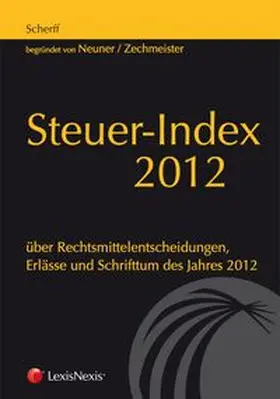 Scherff |  Steuer-Index 2012 | Buch |  Sack Fachmedien