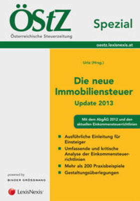 Urtz |  ÖStZ Spezial - Die neue Immobiliensteuer Update 2013 | Buch |  Sack Fachmedien