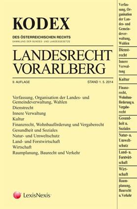 Doralt | Kodex Landesrecht Vorarlberg 2014/15 | Buch | 978-3-7007-5843-3 | sack.de