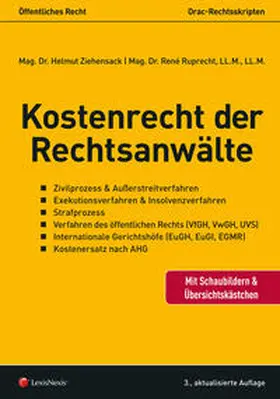 Ruprecht / Ziehensack |  Kostenrecht der Rechtsanwälte | Buch |  Sack Fachmedien