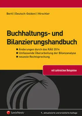 Bertl / Deutsch-Goldoni / Hirschler |  Buchhaltungs- und Bilanzierungshandbuch | Buch |  Sack Fachmedien