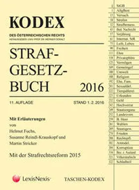 Doralt |  Taschen-Kodex Strafgesetzbuch 2016 | Buch |  Sack Fachmedien