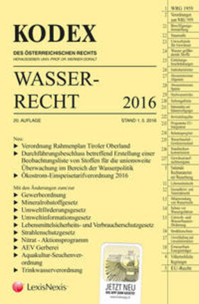 Doralt | KODEX Wasserrecht 2016 | Buch | 978-3-7007-6063-4 | sack.de