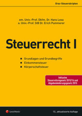 Lexa / Pummerer | Steuerrecht I | Buch | 978-3-7007-6354-3 | sack.de