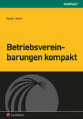 Knell / David |  Betriebsvereinbarungen kompakt | Buch |  Sack Fachmedien
