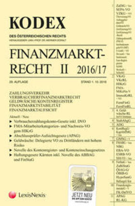 Doralt | KODEX Finanzmarktrecht Band II 2016/17 | Buch | 978-3-7007-6528-8 | sack.de