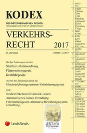 Doralt / Andre | KODEX Verkehrsrecht 2017 | Buch | sack.de