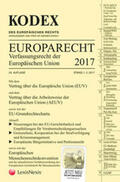 Doralt |  KODEX EU-Verfassungsrecht (Europarecht) 2017 | Buch |  Sack Fachmedien