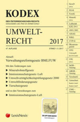 Doralt | Kodex Umweltrecht 2017 | Buch | 978-3-7007-6557-8 | sack.de