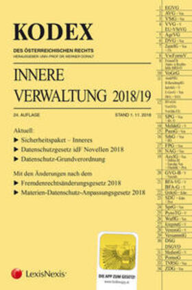 Doralt | KODEX Innere Verwaltung 2018/19 | Buch | 978-3-7007-6578-3 | sack.de