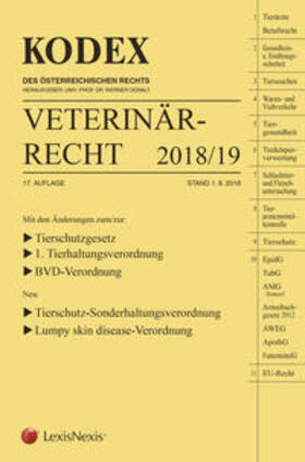 Doralt | KODEX Veterinärrecht 2018/19 | Buch | 978-3-7007-6595-0 | sack.de