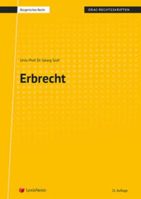 Graf | Erbrecht (Skriptum) | Buch | 978-3-7007-6623-0 | sack.de