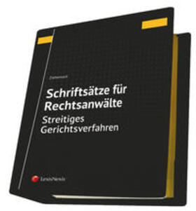 Ziehensack | Schriftsätze für Rechtsanwälte - Streitiges Gerichtsverfahren | Loseblattwerk | sack.de