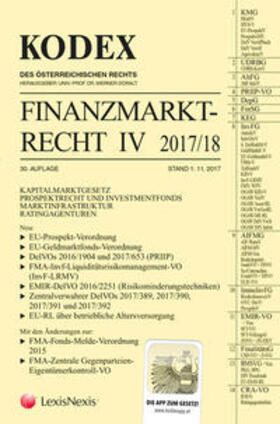 Doralt | KODEX Finanzmarktrecht Band IV 2017/18 | Buch | 978-3-7007-6793-0 | sack.de