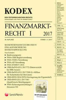 Doralt |  KODEX Finanzmarktrecht Band I 2017 | Buch |  Sack Fachmedien