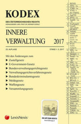 Doralt | KODEX Innere Verwaltung 2017 | Buch | 978-3-7007-6801-2 | sack.de