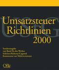 Scheiner / Kolacny / Caganek |  Umsatzsteuer-Richtlinien 2000 | Loseblattwerk |  Sack Fachmedien