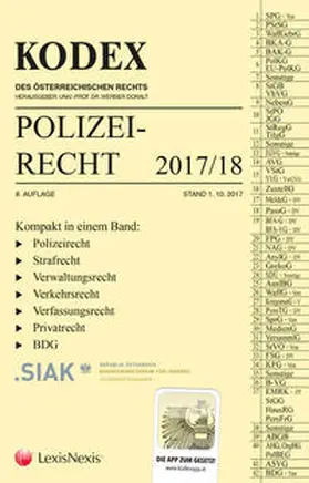  KODEX Polizeirecht 2017/18 | Buch |  Sack Fachmedien