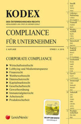 Doralt | KODEX Compliance für Unternehmen 2018 | Buch | 978-3-7007-6910-1 | sack.de