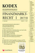 Doralt |  KODEX Finanzmarktrecht Band I 2017/18 | Buch |  Sack Fachmedien