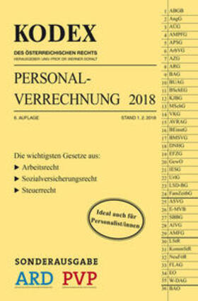 Doralt | SONDERAUSGABE KODEX Personalverrechnung 2018 | Buch | 978-3-7007-7219-4 | sack.de