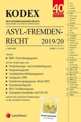 Doralt | KODEX Asyl- und Fremdenrecht 2019/20 | Buch | sack.de