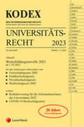 Doralt |  KODEX Universitätsrecht 2023 | Buch |  Sack Fachmedien