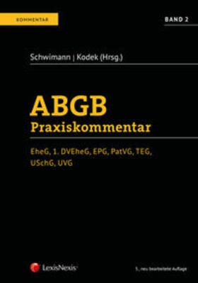 Schwimann / Kodek / Aichhorn |  ABGB Praxiskommentar / ABGB Praxiskommentar - Band 2, 5. Auflage | Buch |  Sack Fachmedien
