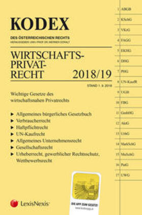 Doralt | KODEX Wirtschaftsprivatrecht 2018/19 | Buch | 978-3-7007-7480-8 | sack.de