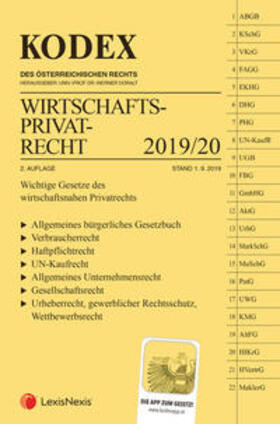 Doralt | KODEX Wirtschaftsprivatrecht 2019/20 | Buch | 978-3-7007-7504-1 | sack.de