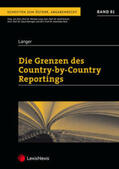 Langer |  Die Grenzen des Country-by-Country Reportings | Buch |  Sack Fachmedien