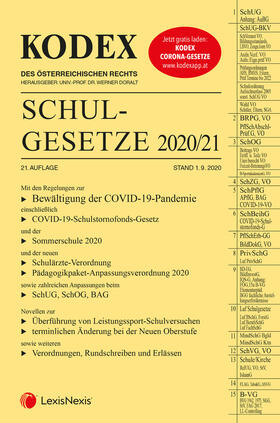 Doralt | KODEX Schulgesetze 2020/21 | Buch | 978-3-7007-7635-2 | sack.de