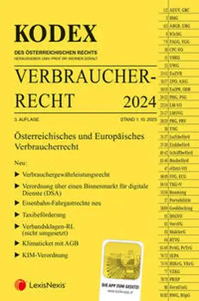 Doralt |  KODEX Verbraucherrecht 2024 | Buch |  Sack Fachmedien