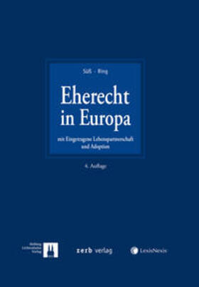 Süß / Ring |  Eherecht in Europa | Buch |  Sack Fachmedien