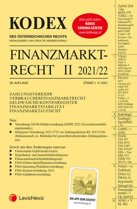 Doralt | KODEX Finanzmarktrecht Band II 2021/22 - inkl. App | Buch | 978-3-7007-7889-9 | sack.de