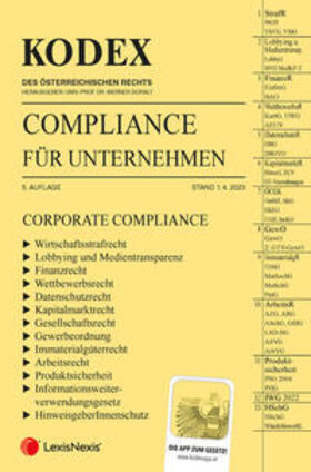 Doralt / Petsche | KODEX Compliance für Unternehmen 2023 - inkl. App | Buch | 978-3-7007-7890-5 | sack.de